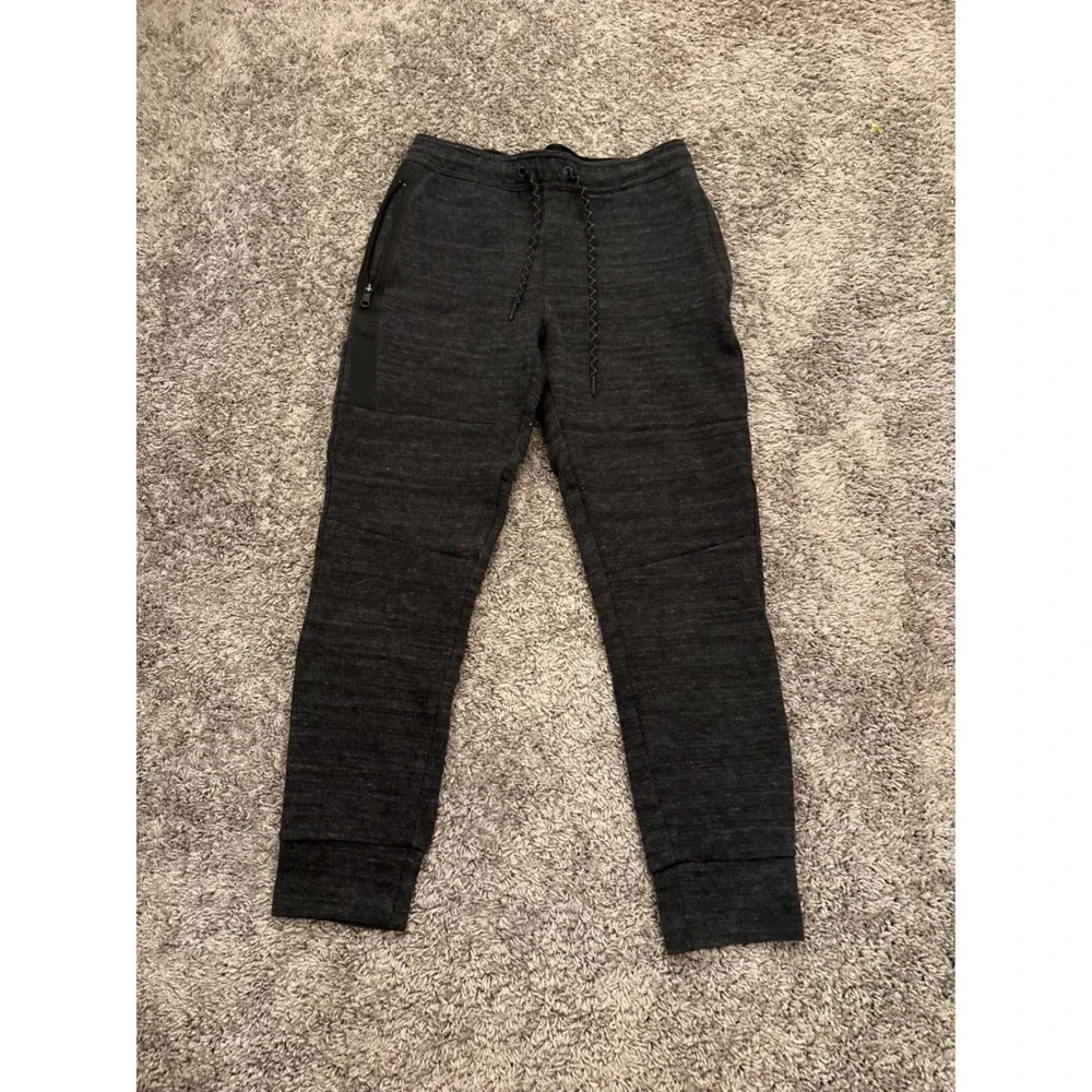 American Eagle Flex Joggers Mens Small Charcoal Grey Tapered Activewear Pants